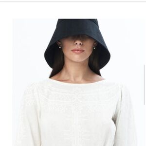 Jonny Cota Black Wide-Brim Visor